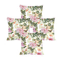 Cute Floral Cushion Cover Set of 4, 12x12 inches