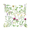 Green Floral Leaf Printed Cotton Cushion Cover, 20x20 inches