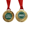 World's Best Teacher Medal, Teachers Day Award Gift