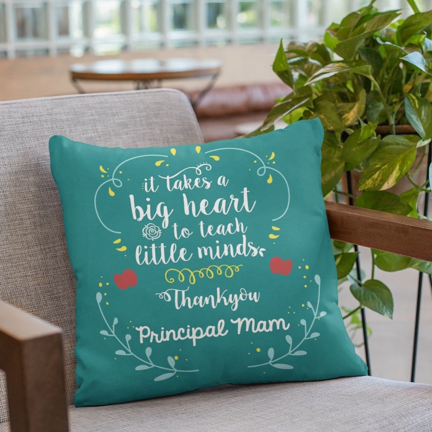 thanks principal teacher cushion cover