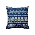 Canvas Cotton 3D Printed Sofa Cushion Cover 24x24 in - Blue