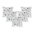 Attractive Floral Flowers Cushion Cover Set of 5 - 20x20 Decor