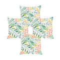 Floral Cushion Cover Set of 4, 24x24 inches