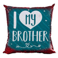 Cushion Cover for Brother - I Love My Sequins 20x20 Inches