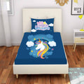 My Magical Unicorn Printed Kids Bedsheet with Pillow