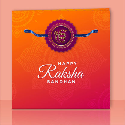 TheYayaCafe Raksha Bandhan Rakhi for Brother Ek Onkar Printed Bracelet, Satin Thread Cute Rakhi for Bhai, Younger and Kids Brothers from Sister