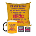 Unimaginable Joy Sister Gift Combo - Mug, Coaster, Cushion Set of 3