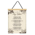 My Sis Scroll Greeting Card 12x16 - Rakhi & Birthday Gift