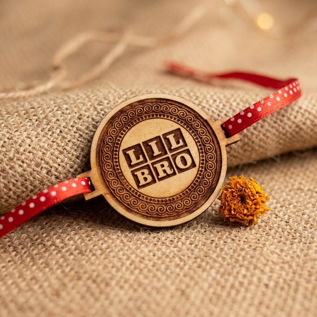 Engraved Rakhi Combo for Brothers - Best Bro, Lil Bro & Princess Set of 3