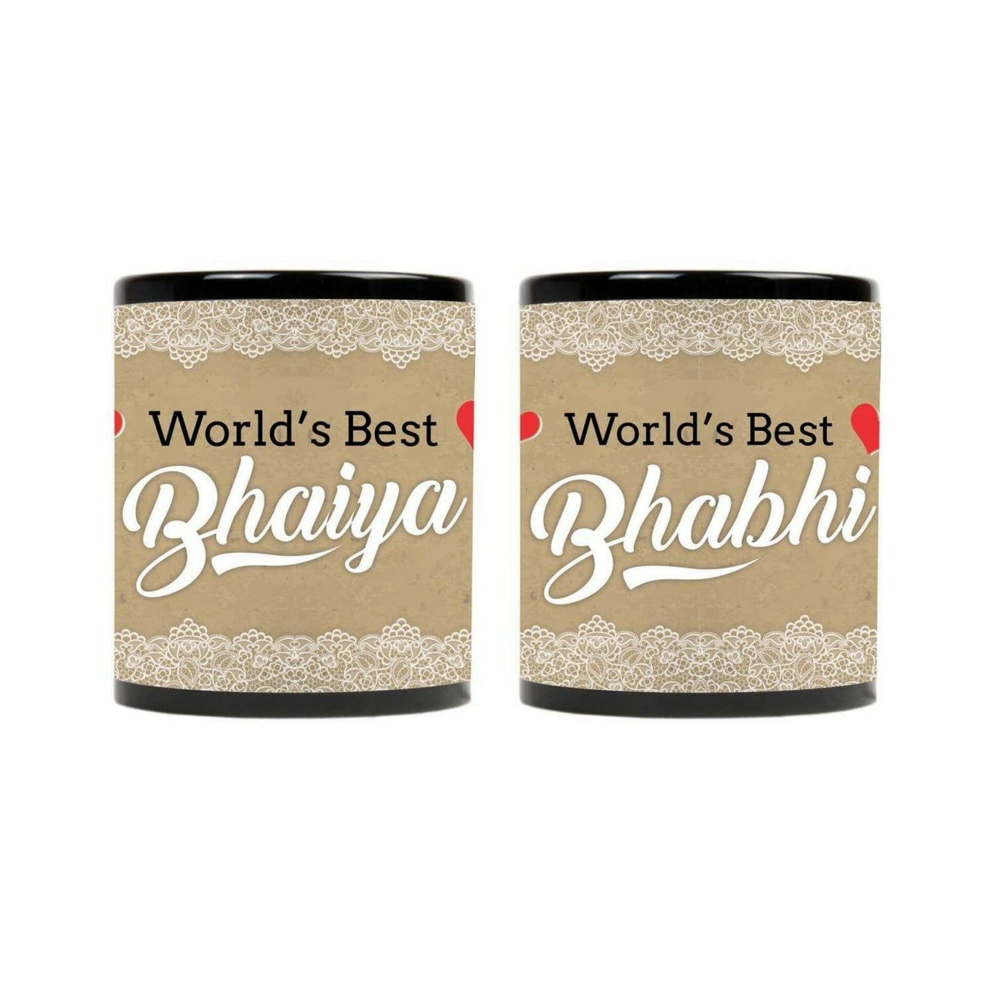Worlds Best Bhaiya Bhabhi Coffee Mugs