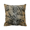 Abstract Cushion Cover 20x20 Brown Canvas Cotton Throw Pillow