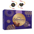 Cadbury Celebrations Chocolate Gift Pack with 2 Printed Rakhi for Bhaiya Bhabhi
