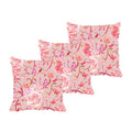 Beauteous Floral Flowers Cushion Cover Set of 3, 24x24 inches