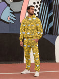 People Pattern Winter Co-ord Set - Full Sleeve Top & Bottoms