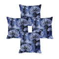 Comely Floral Flower Cushion Cover Set of 4, 16x16 inches