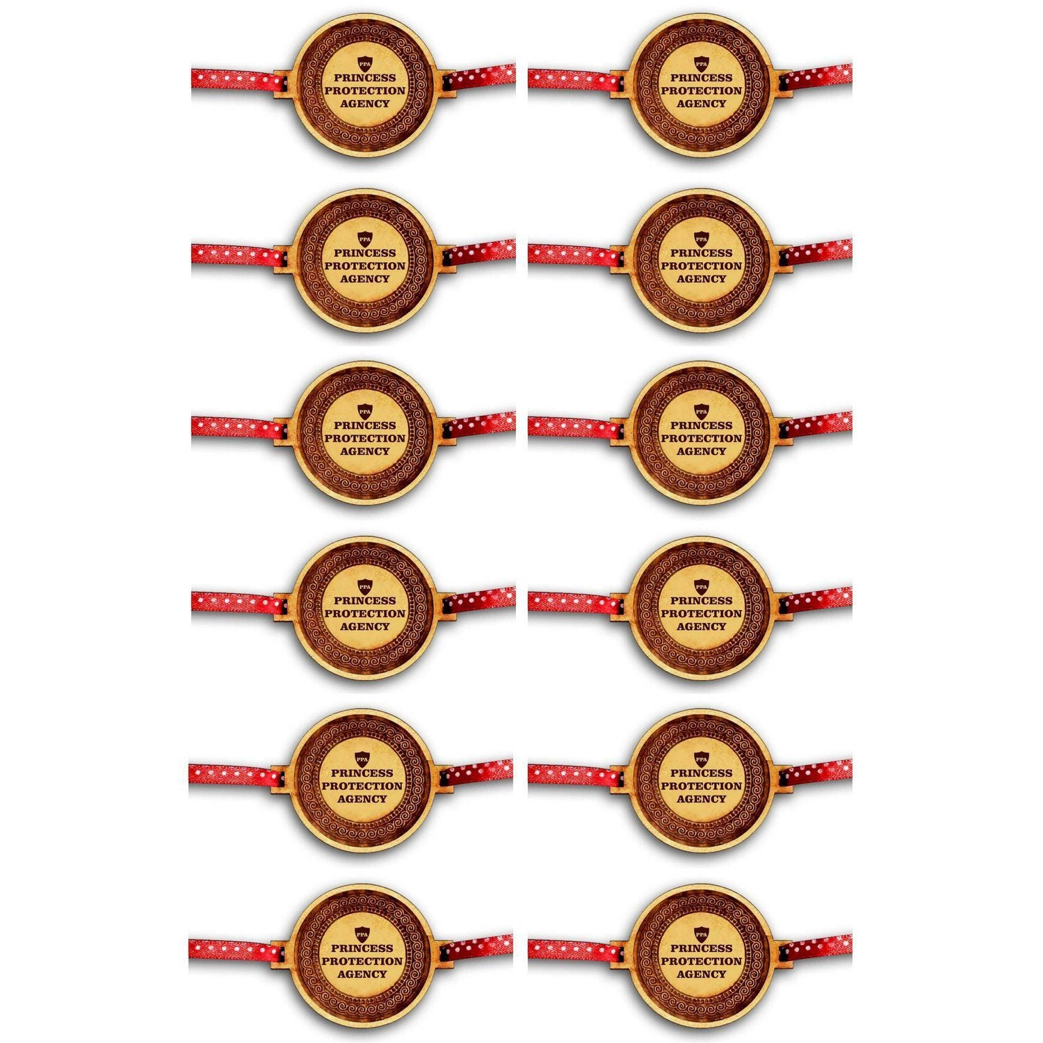 YaYa cafe Family Rakhi for Brother Engraved Princess Protection Agency Rakhi Raksha Bandhan