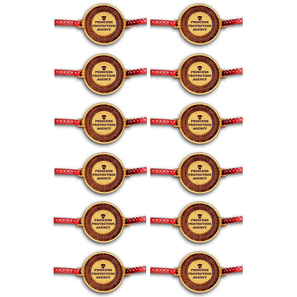 YaYa cafe Family Rakhi for Brother Engraved Princess Protection Agency Rakhi Raksha Bandhan