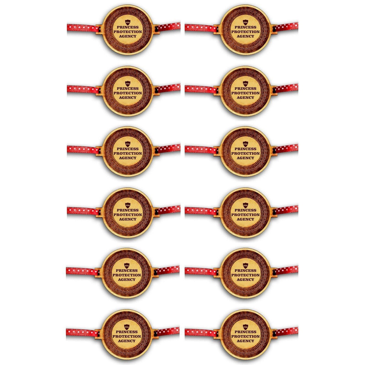 YaYa cafe Family Rakhi for Brother Engraved Princess Protection Agency Rakhi Raksha Bandhan