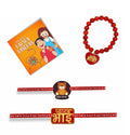 Family Rakhi Combo Pack of 3 - Pyara Bhai, Pyari Bhabhi & Baby Bear