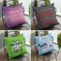 You Can Do Anything Motivational Cushion Cover - Set of 4, 24x24