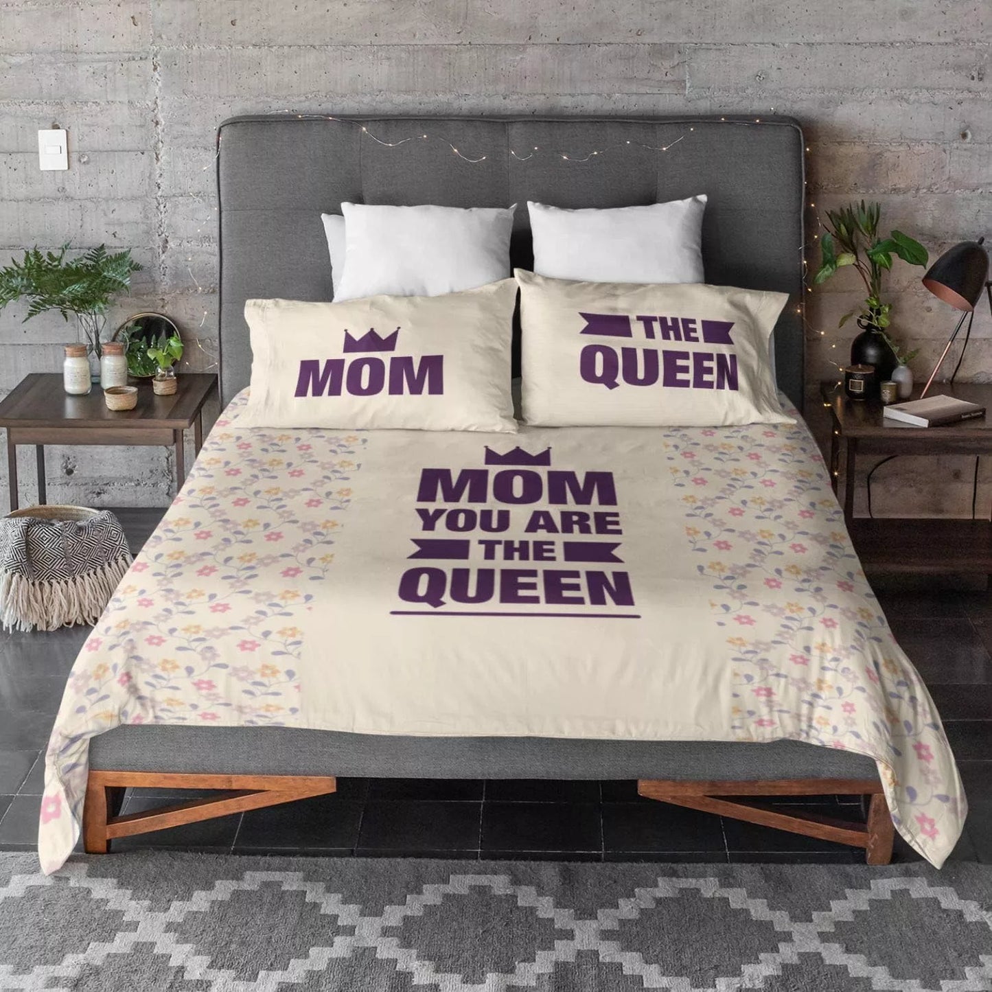 Mom You are The Queen Bedsheet