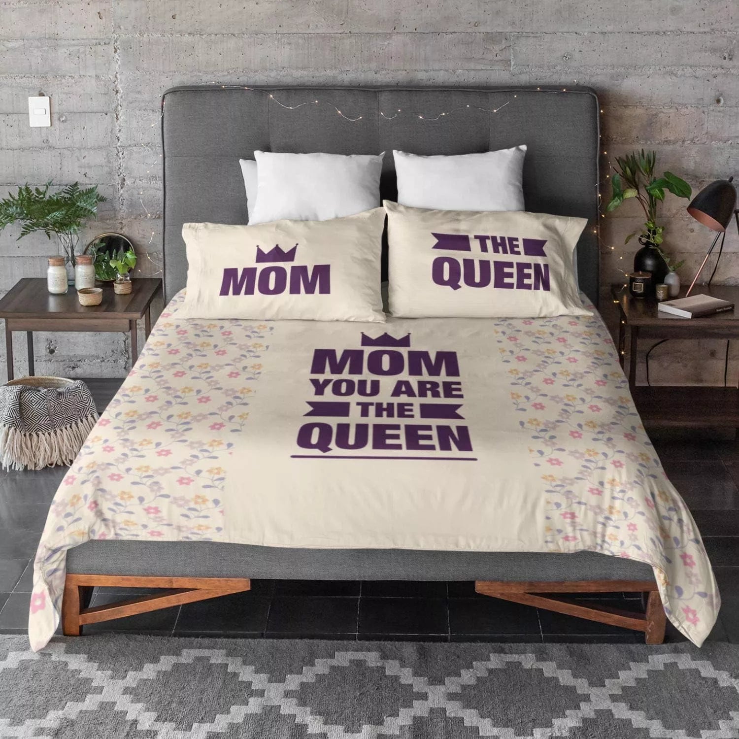 Mom You are The Queen Bedsheet
