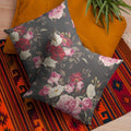 Floral Cotton Cushion Covers Set of 2, Multicolour 20x20 inches