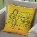 Handprint on My Heart Mom Cushion with Filler - Personalised 12x12