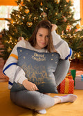 Christmas Pattern Cushion Cover 20x20 - Holiday Decoration