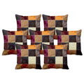 Abstract Cushion Cover Set of 7 - 16x16 inches Decor