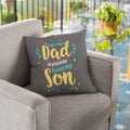Dad Birthday Personalised Cushion Cover - 12x12 inches