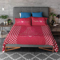 Couple Bedsheet - 15 Years Together Forever Personalised Gift Set with Pillows