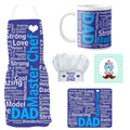 MasterChef Dad Combo Set of 5 - Apron, Chef Hat, Mug, Coaster & Mousepad