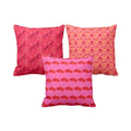 I Love You Hearts Printed Cushion Covers - Valentine Set of 3