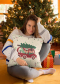 Christmas Pattern Printed Cushion Cover for Home, 20x20 Inch