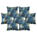 Abstract Cushion Cover Set of 7 - 24x24 inches Decor