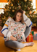 Christmas Pattern Cushion Cover for Home Decor, 20x20 Inches