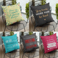 Stay Humble Work Hard Cushion Cover Set of 5 - 12x12 Multicolor