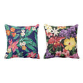 Bouquet of Flowers Floral Cushion Cover Set of 2 for Home Decor