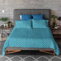 Christmas Bedsheet - Reindeer Pattern Double Bed Set