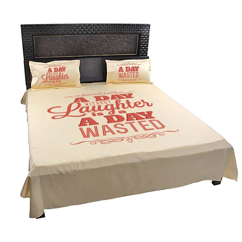A-Day-Without-Laughter-Is-A-Day-Wasted-Quote-Bedsheet-Mango