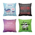 You Can Do Anything Inspirational Cushion Cover, Set of 4