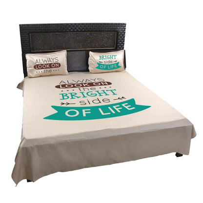 Always-Look-On-The-Bright-Side-Of-Life-Quote-Bedsheet-Beige