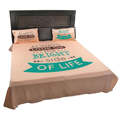 Always-Look-On-The-Bright-Side-Of-Life-Quote-Bedsheet-Peach-1
