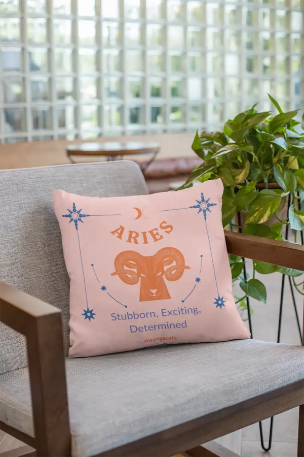 Aries sign Cushion Cover