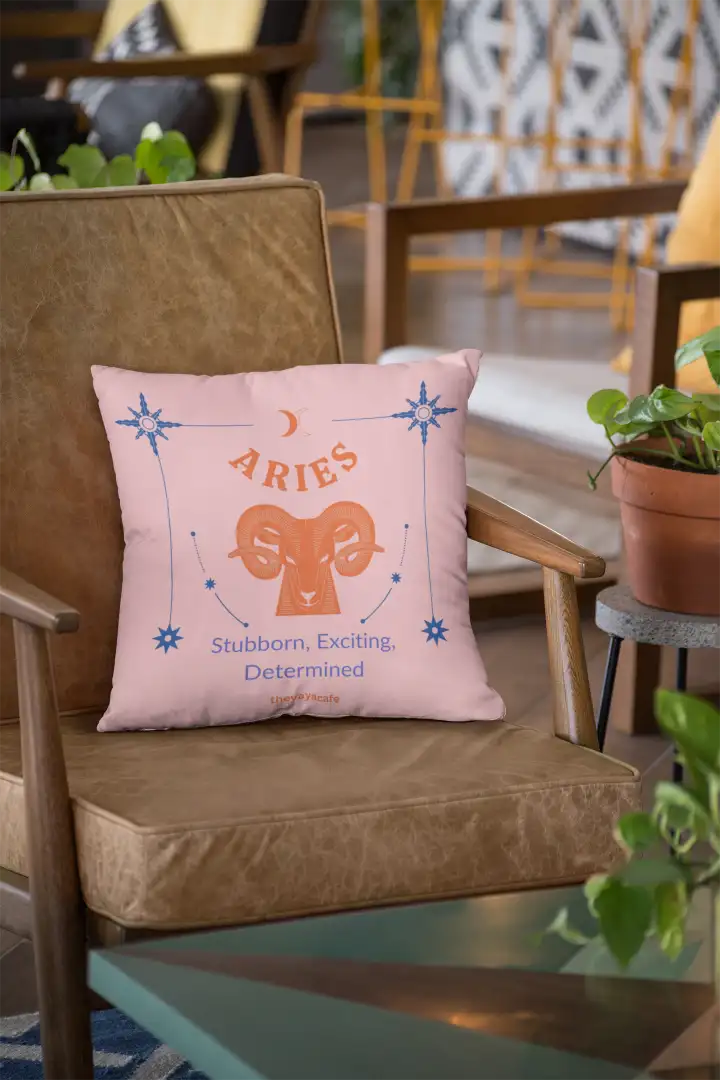 Aries sign Cushion Cover