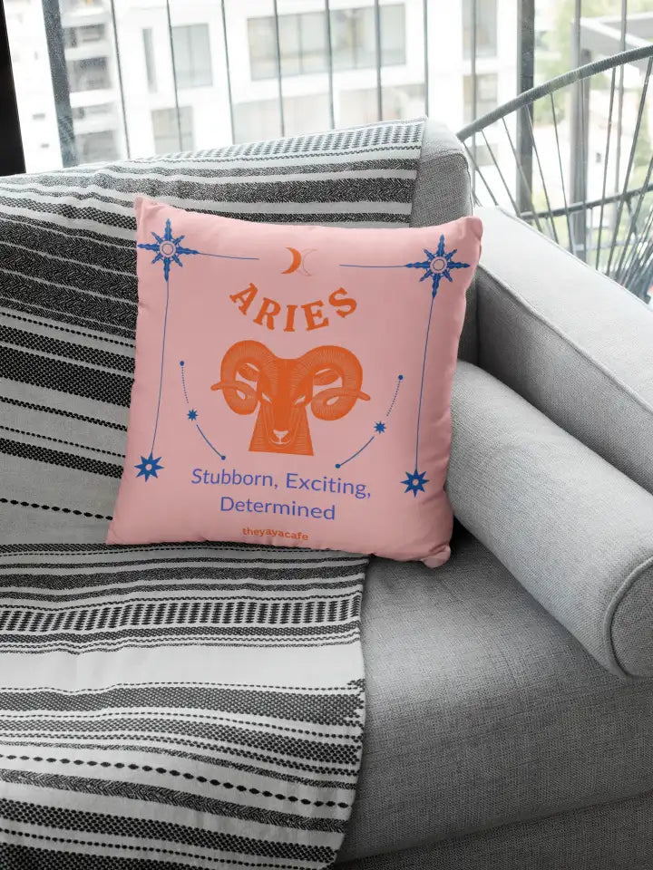 Aries sign Cushion Cover