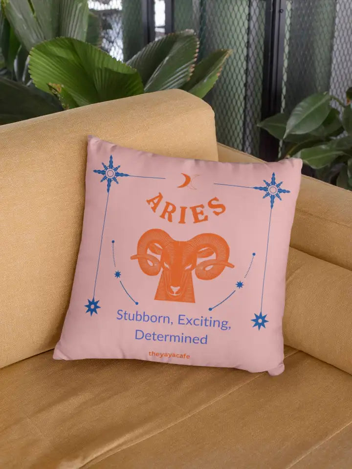 Aries sign Cushion Cover