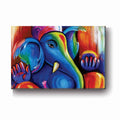 Artsy Ganesha Canvas Frame for Home Decor