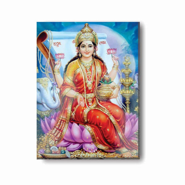 Auspicious-Goddess-Lakshmi-Canvas-Frame-KH5145